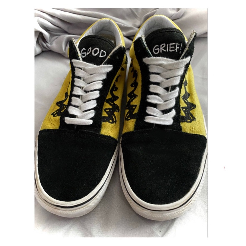 🥜✨Vans Peanuts “GOOD GRIEF!” Women’s 8.5 shoes✨🥜